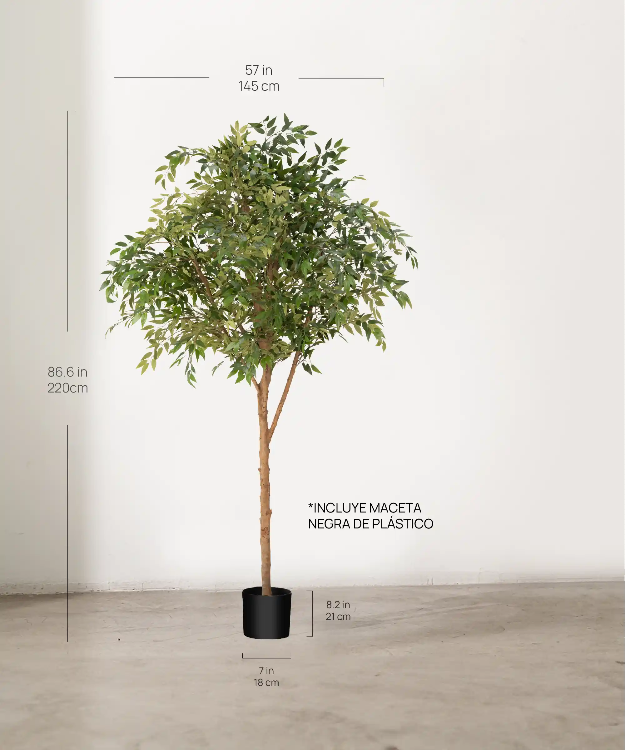 Ficus Artificial Urban 220 cm - Image 4
