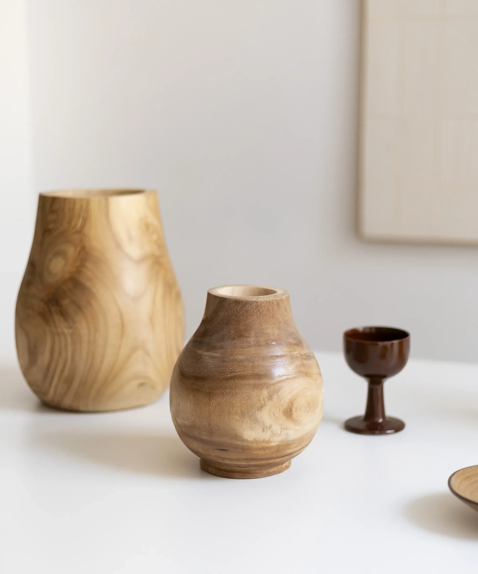 Jarrón decorativo de madera - Image 3