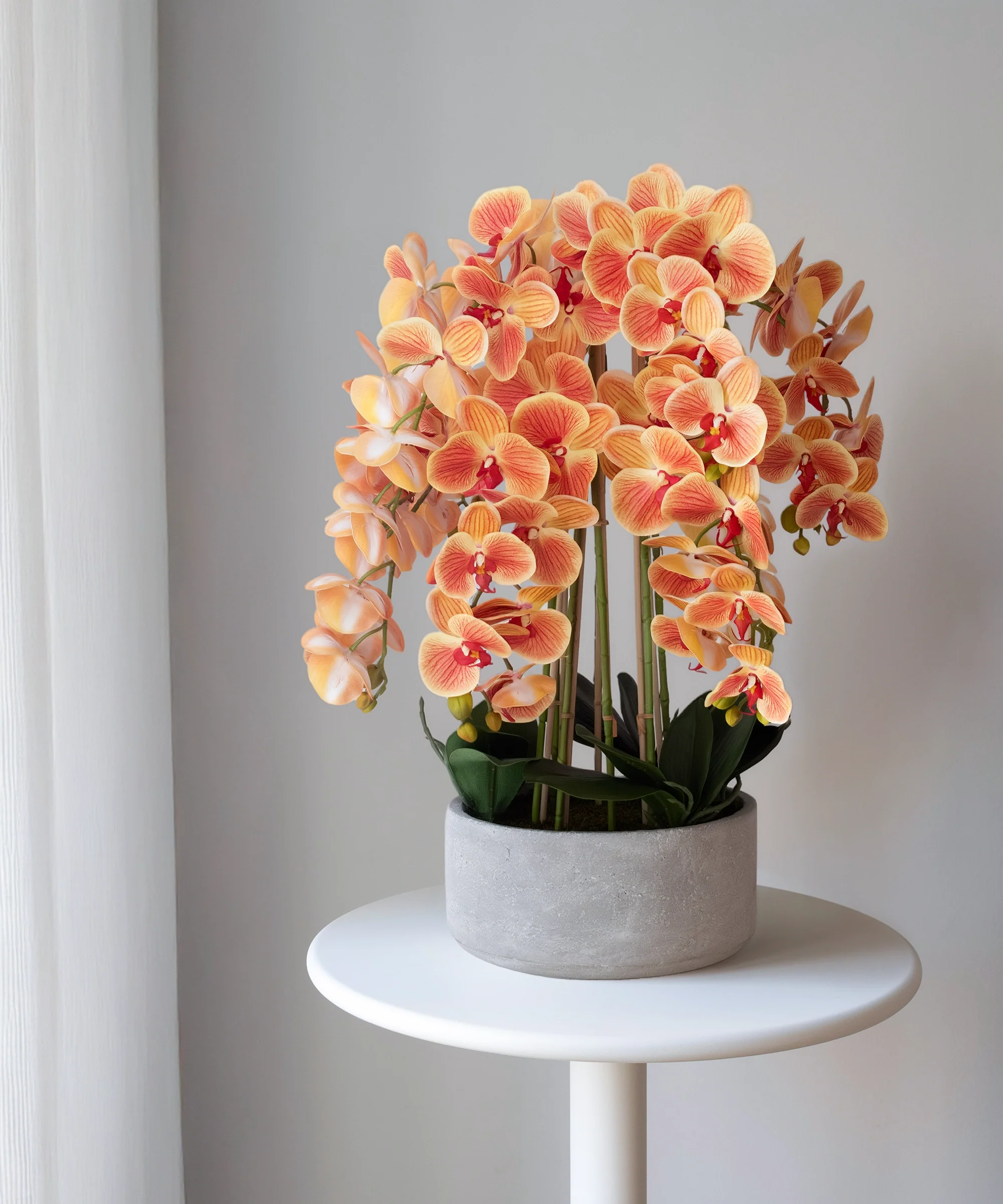 Orquídea artificial con Maceta de cerámica Sira - Image 3